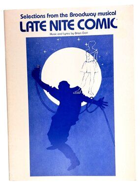 Vintage Selections From Broadway Musical Late Nite Comic Sheet Music Book 1991